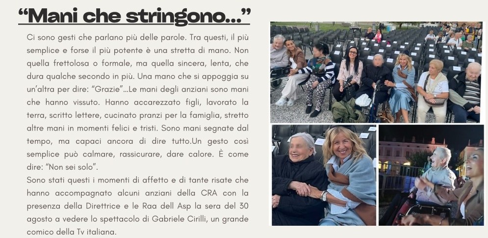 Mani che si stringono